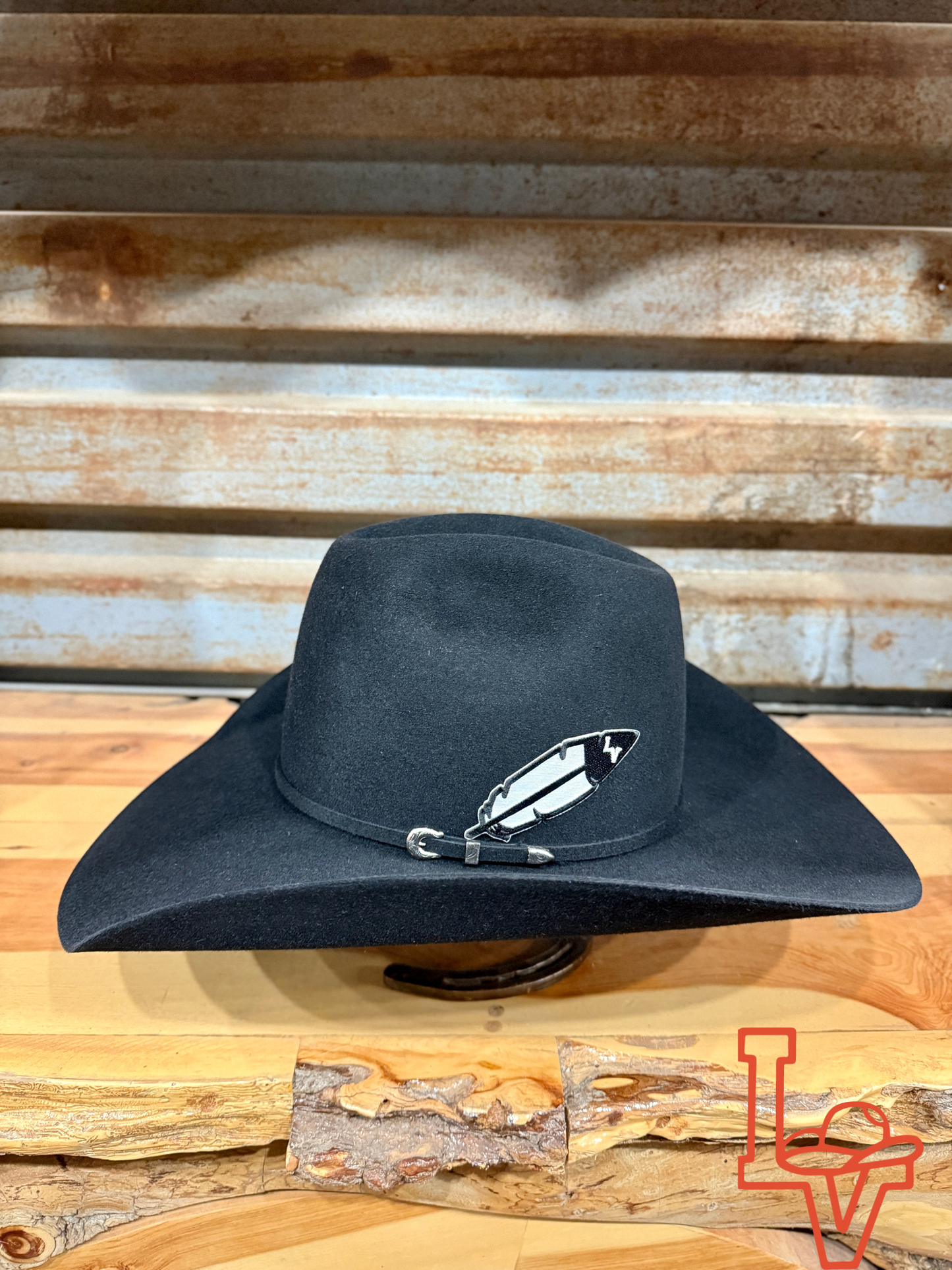 Rodeo King 10X Beaver Felt Hat Regular Crown Black