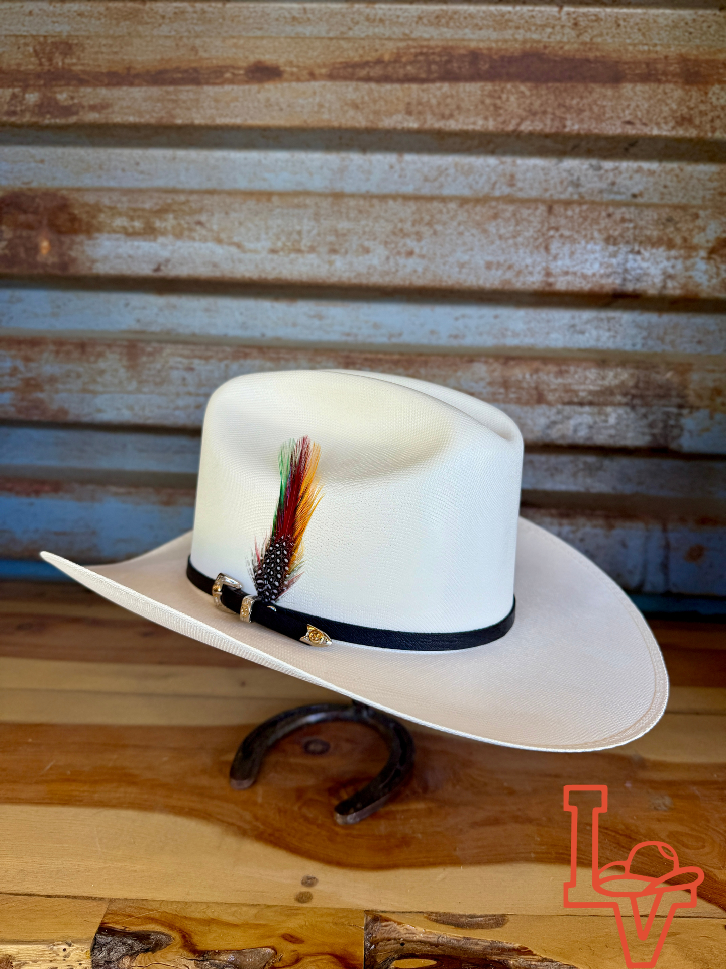 Laredo Fine Straw Hat "Fino" Regular Crown Copa Regular 5,000x Estilo Sinaloa Blanco