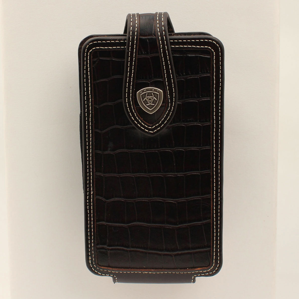 Ariat Cell Phone Case Crocodile Print Brown