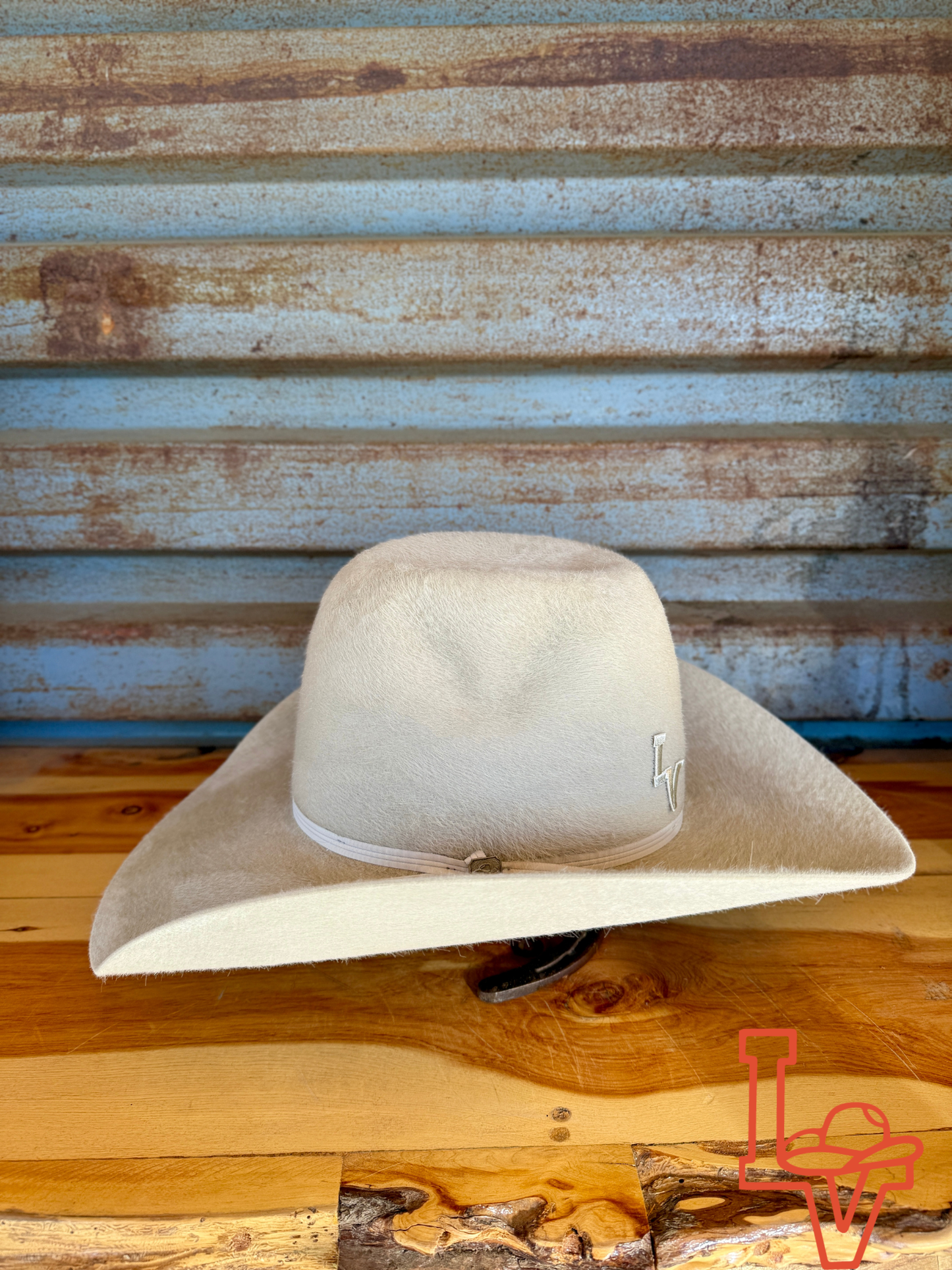 Resistol 8x Kodiak Cowboy Hat Fur Felt Hat Regular Crown Silverbelly