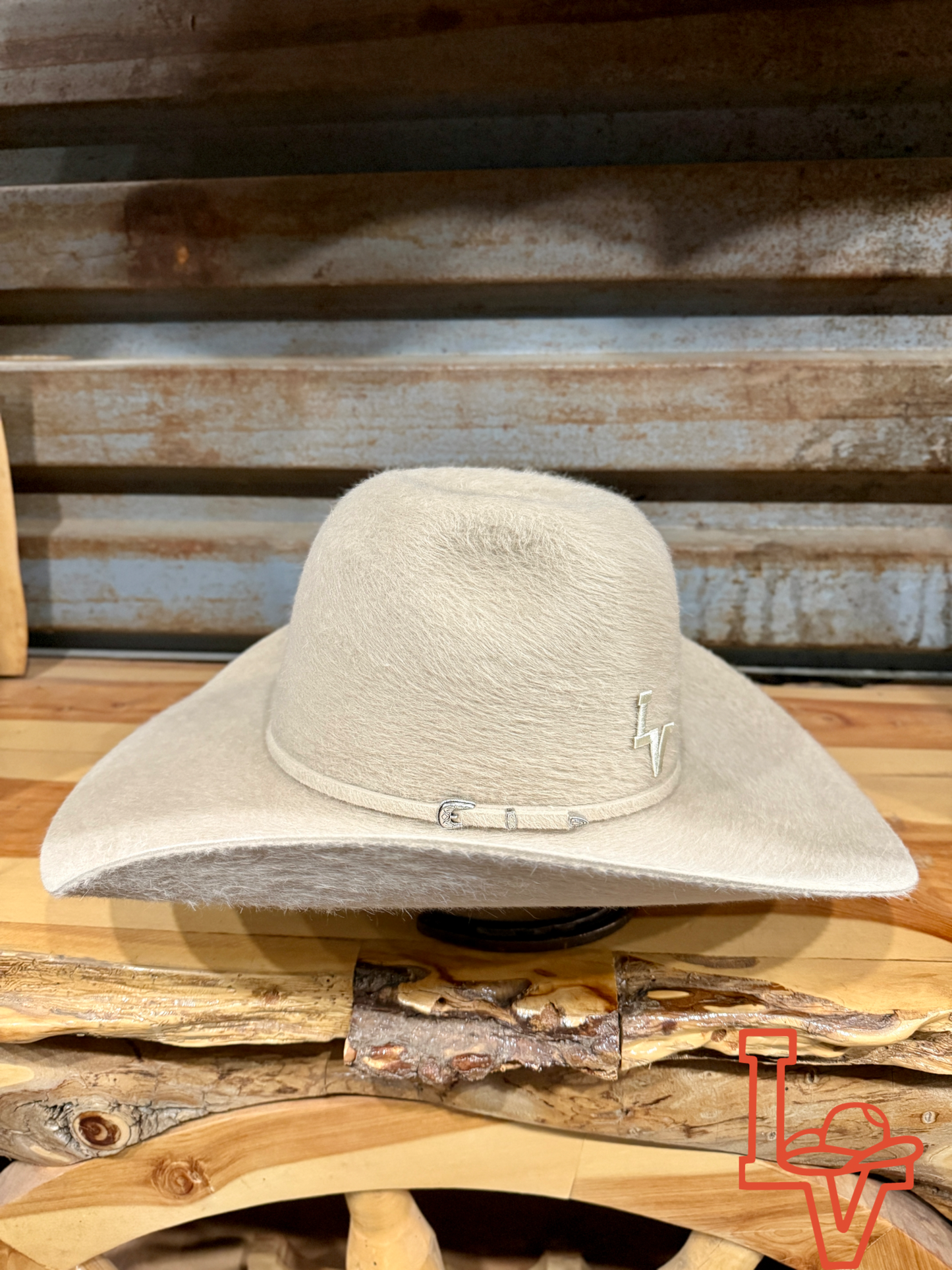Rodeo King 10X Grizzly Felt Hat Regular Crown Silver Belly