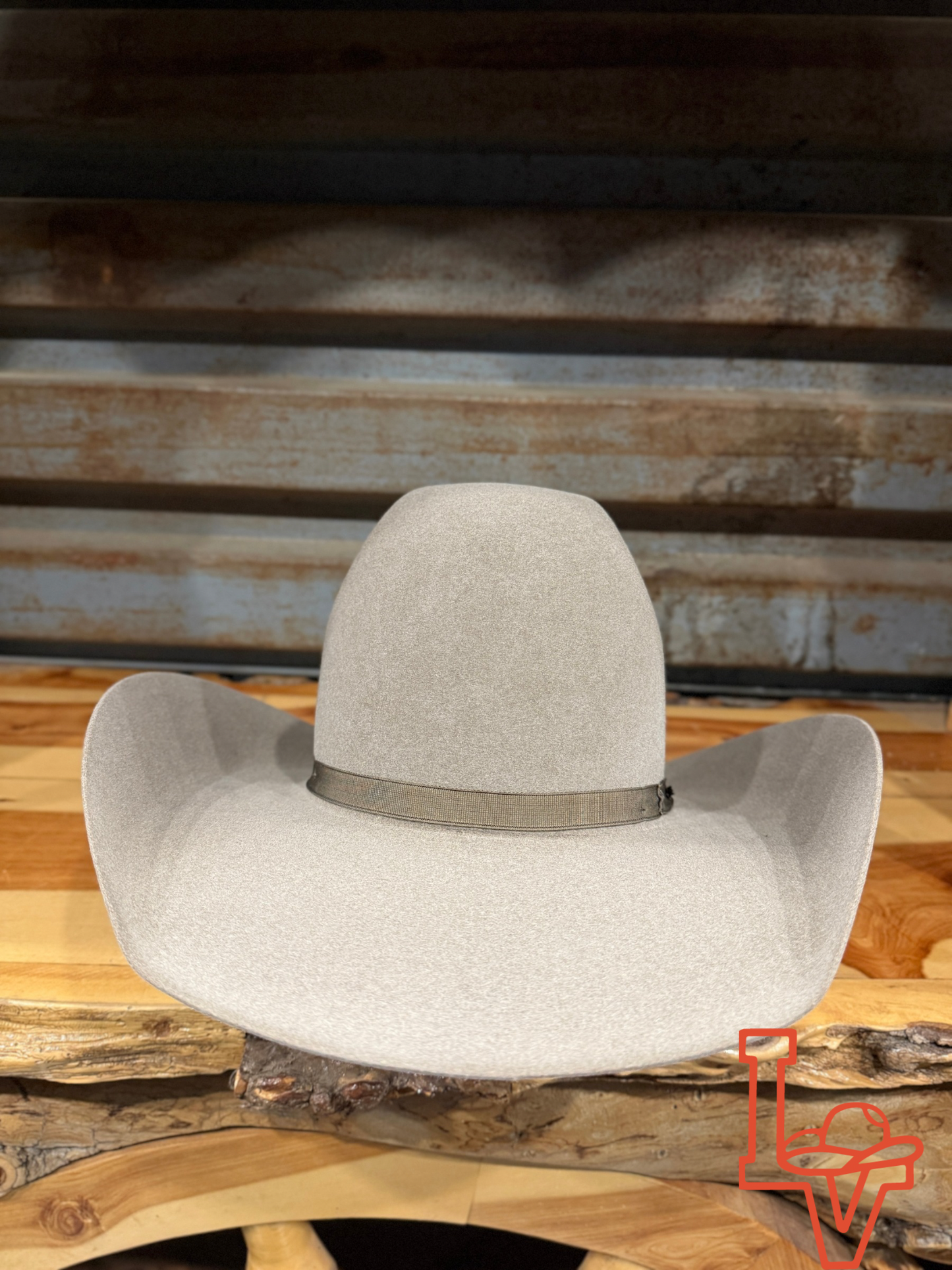 Resistol 7X Showdown Fur Felt Hat Regular Crown Stone