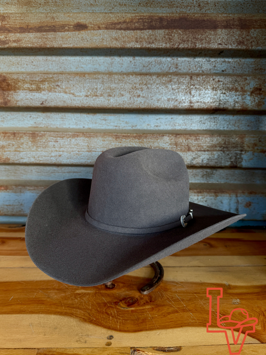 Stetson Skyline 6x Felt Cowboy Hat Regular Crown Granite Grey
