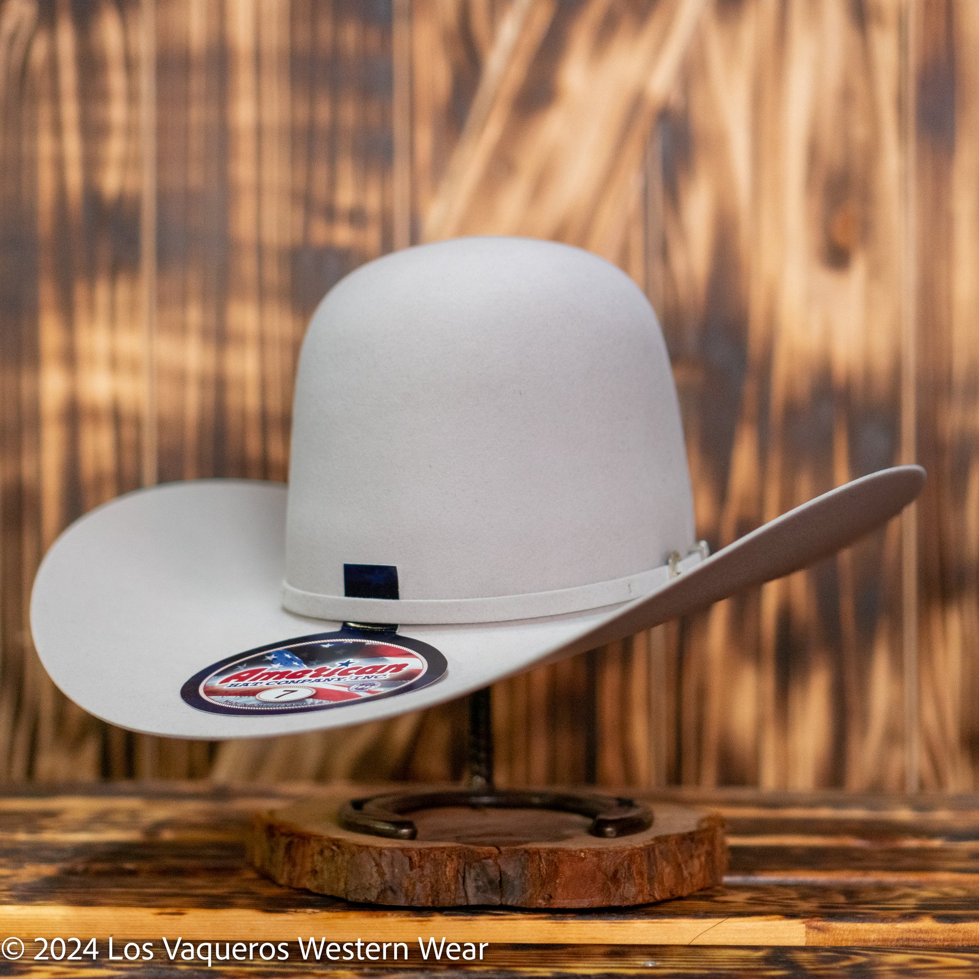 American Hat Company 40X Felt Hat Regular Crown Silver Sand SILVER SAND 7/8 1/4