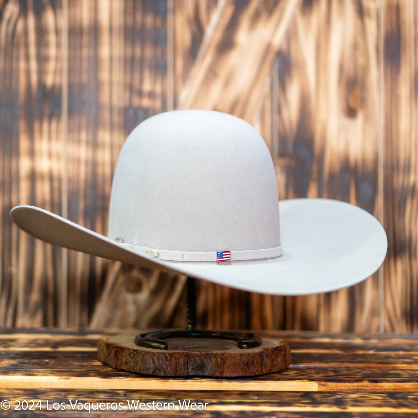 American Hat Company 40X Felt Hat Regular Crown Silver Belly