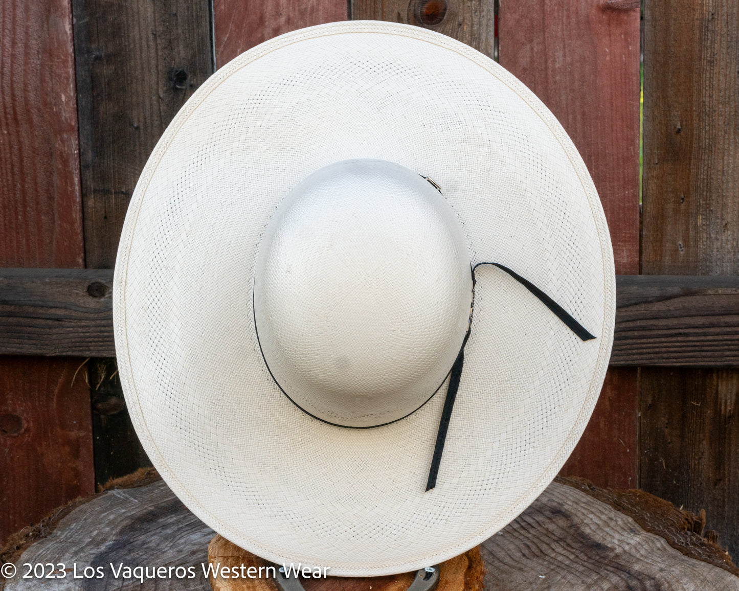 American Hat Company Straw Hat Regular Crown Mountain White