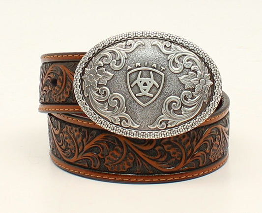 Ariat Boys Western Belt Brown