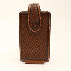 Ariat Cell Case Basketweave Brown