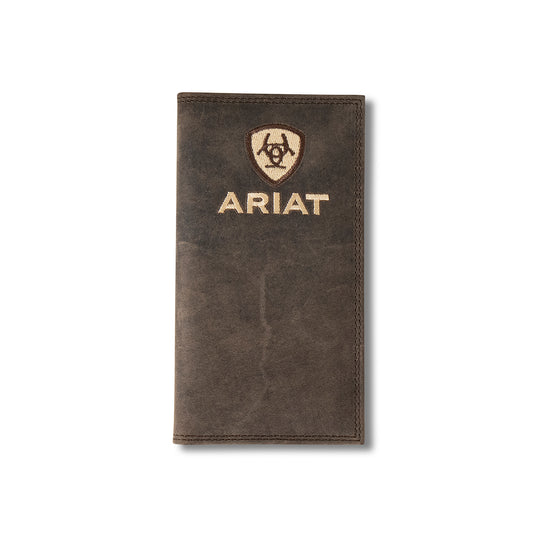 Ariat Rodeo Wallet Crazy Horse Leather Brown