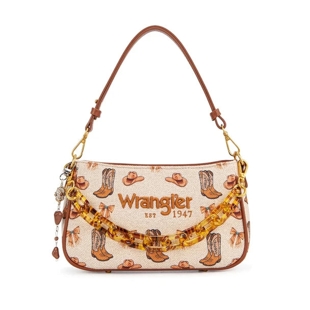 Wrangler Western Print Cowgirl Shoulder Bag