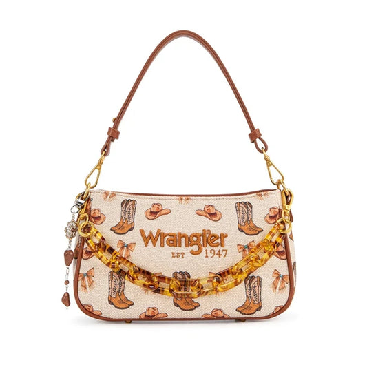 Wrangler Western Print Cowgirl Shoulder Bag