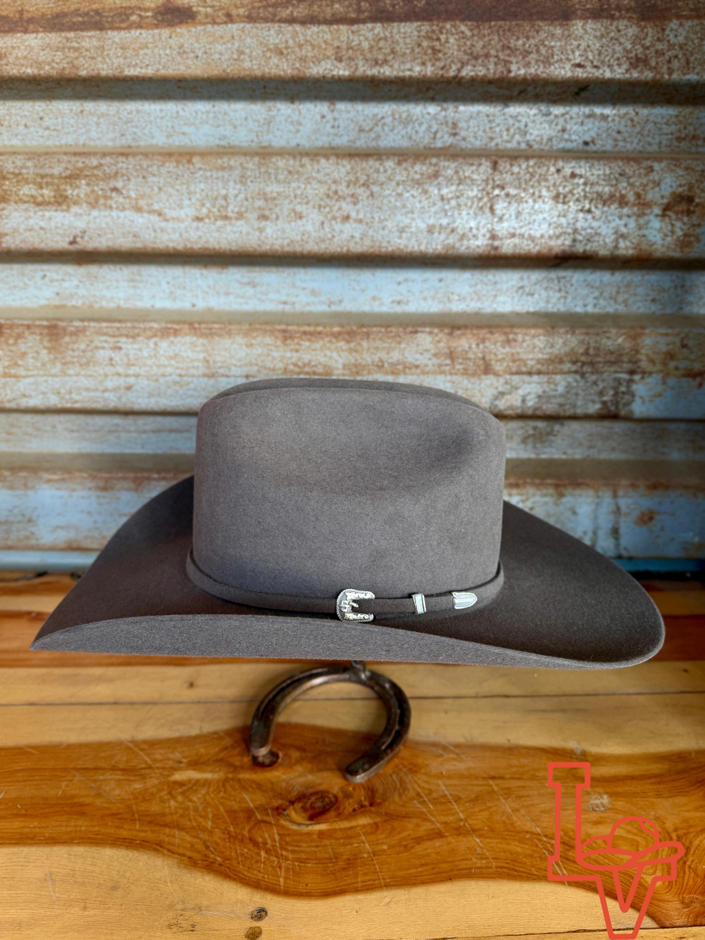 Stetson Skyline 6x Felt Cowboy Hat Regular Crown Granite Grey