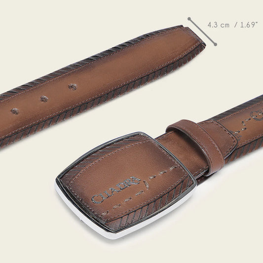 Cuadra Honey Western Bovine Belt