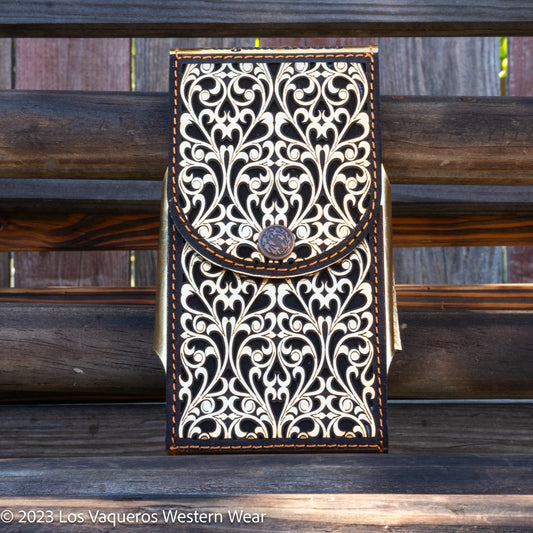 Calzatti Boots Floral Tool Phone Case Gold