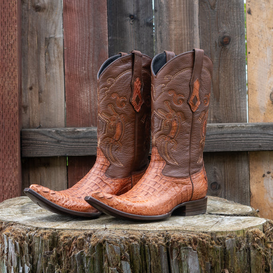 Cuadra Men's Fuscus Lomo Belly Cowboy Boots in Honey