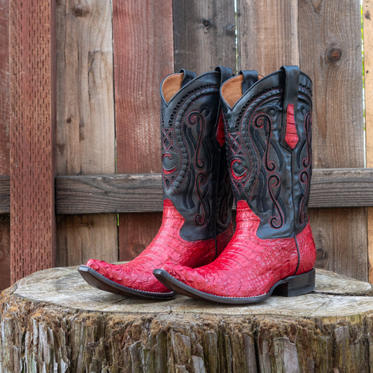 Cuadra Men's Fuscus Lomo Cowboy Boots in Red