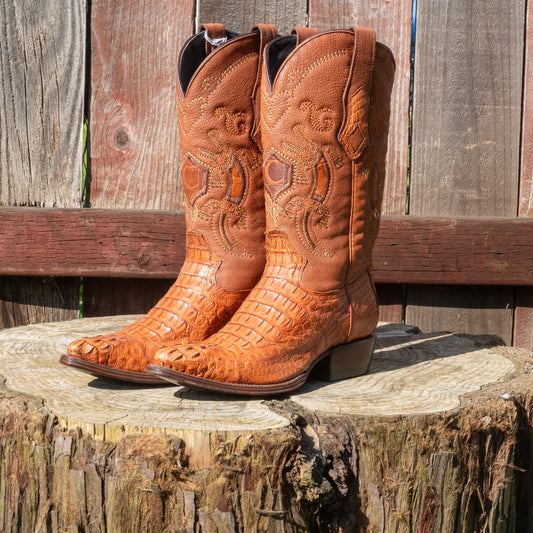 Cuadra Men's Fuscus Belly Cowboy Boots in Honey