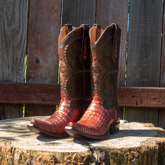 Cuadra Men's Fuscus Belly Cowboy Boots in Whisky