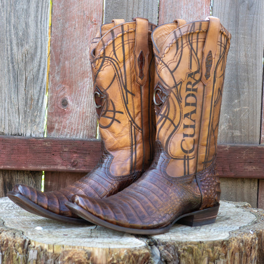 Cuadra Men's Fuscus Belly Cowboy Boots in Porto Maple