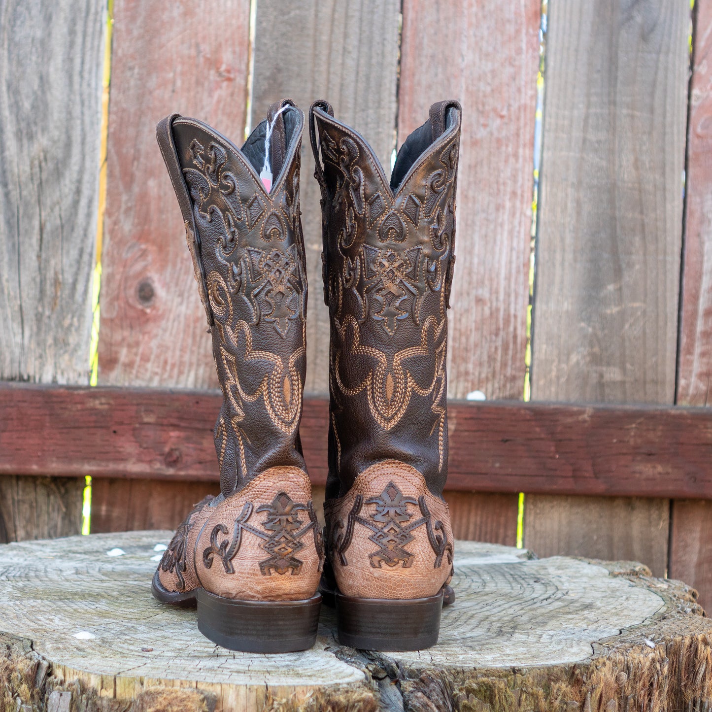 Cuadra Men's Fango Orix Lizard Teju Cowboy Boots