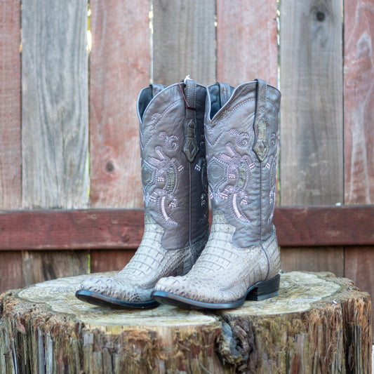 Cuadra Men's Fuscus Belly Cowboy Boots in Grey