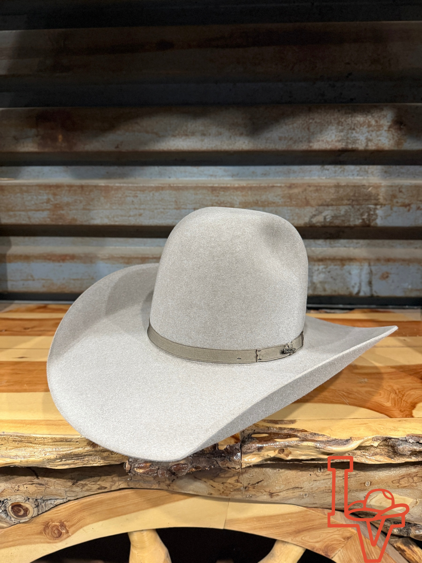 Resistol 7X Showdown Fur Felt Hat Regular Crown Stone