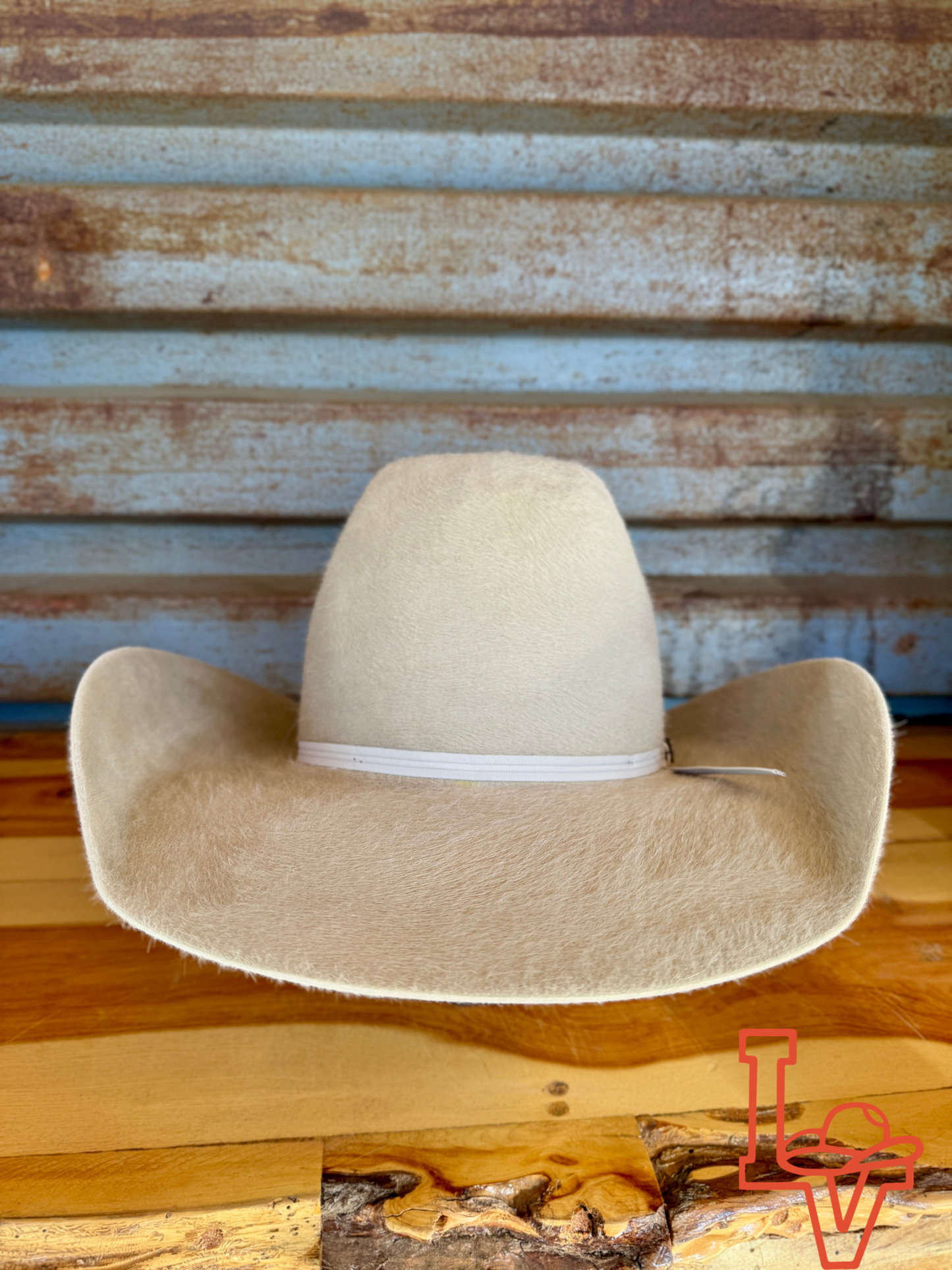 Resistol 8x Kodiak Cowboy Hat Fur Felt Hat Regular Crown Silverbelly