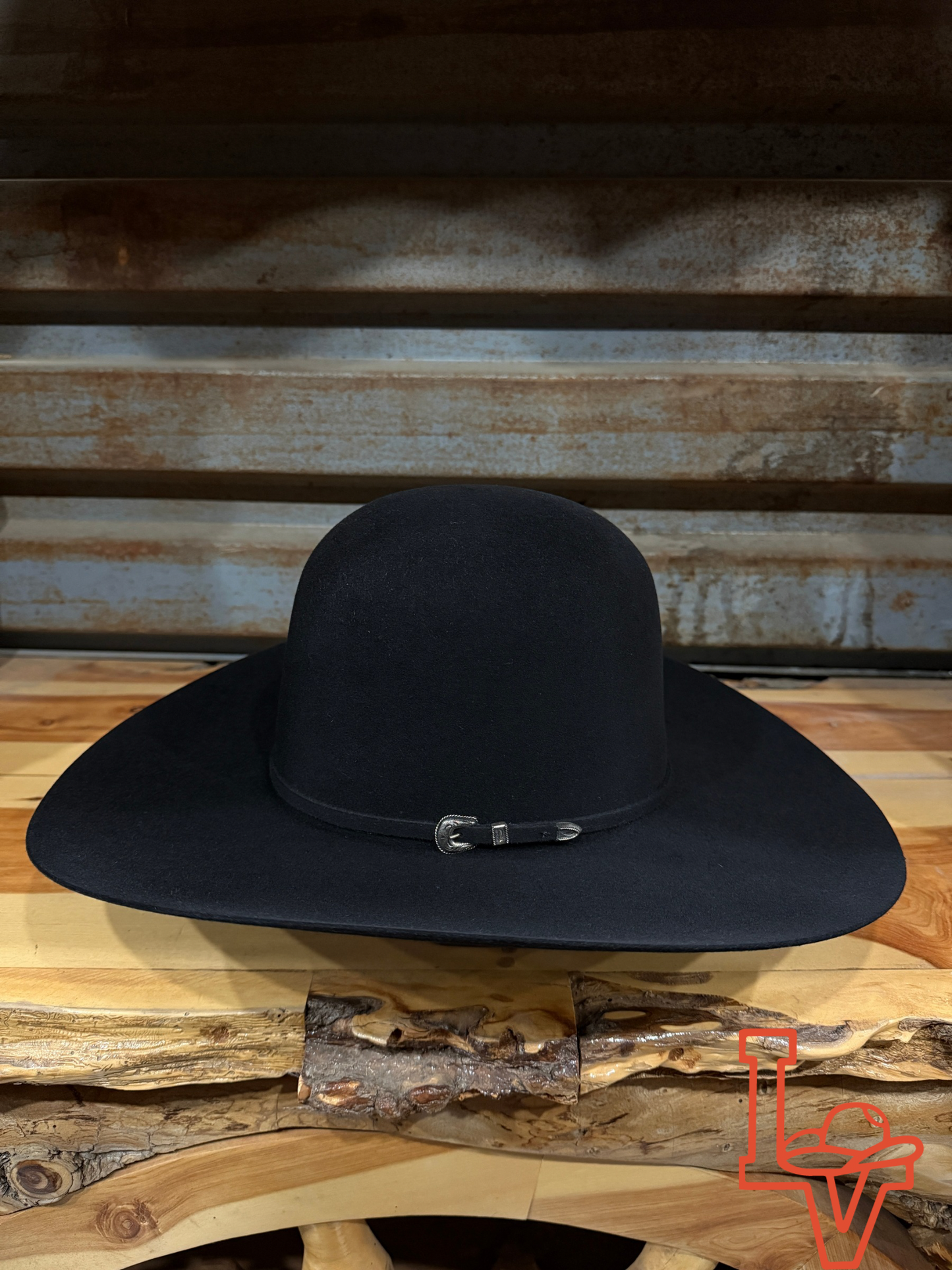 Rodeo King 30X Beaver Felt Hat Regular Crown Black