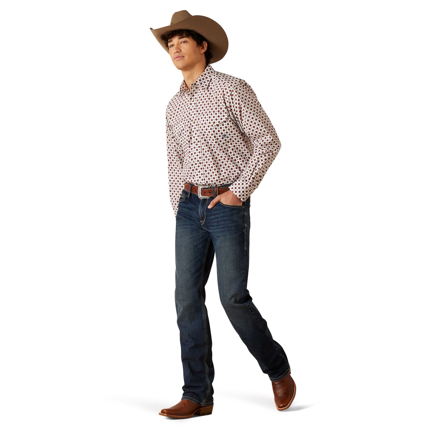 Ariat Men's Sheldon Classic Fit Shirt White