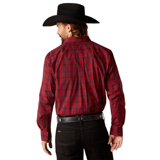 Ariat Men's Pro Series Paxton Snap Classic Fit Shirt Weg Red