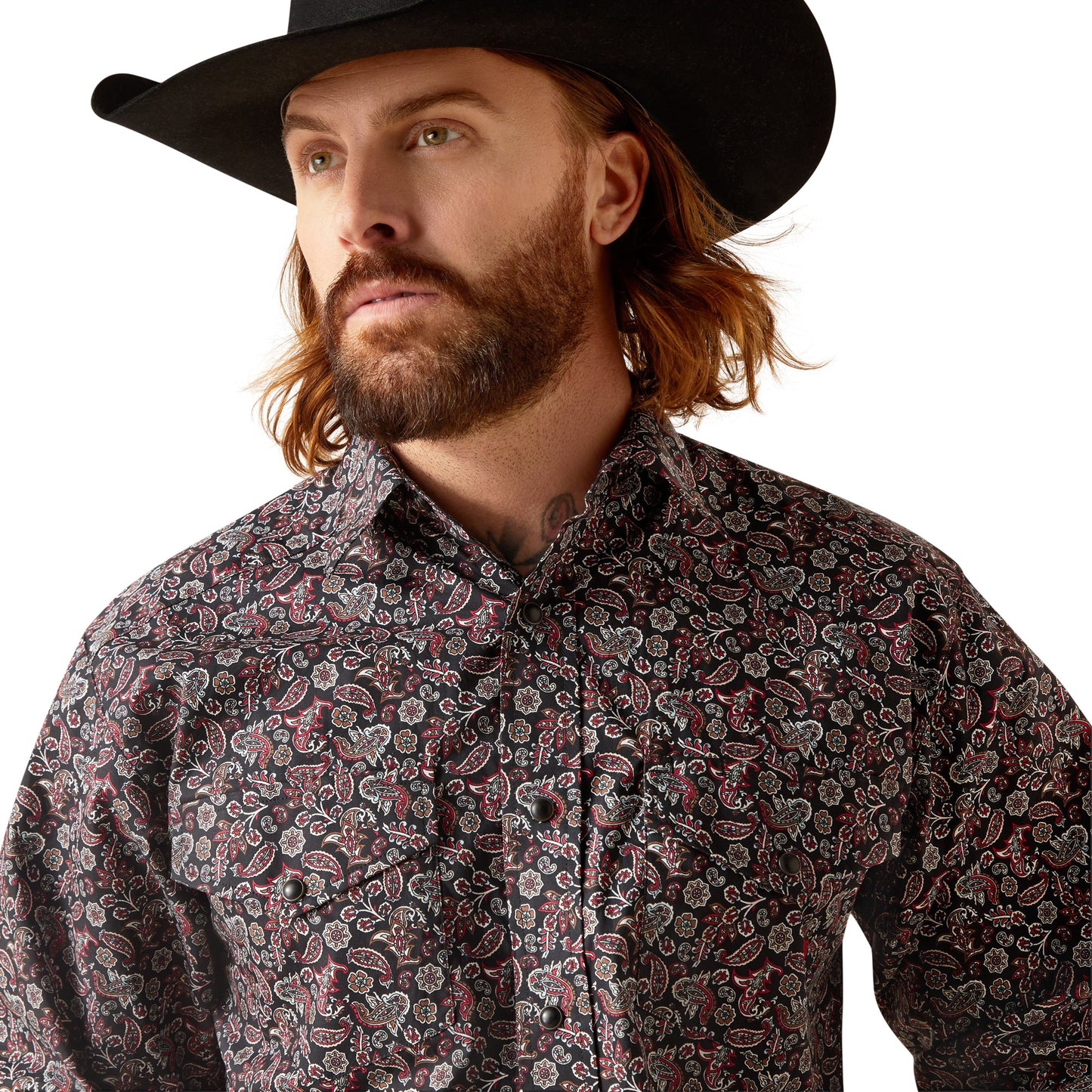 Ariat Men's Noor Classic Fit Shirt Black – Los Vaqueros Western Wear