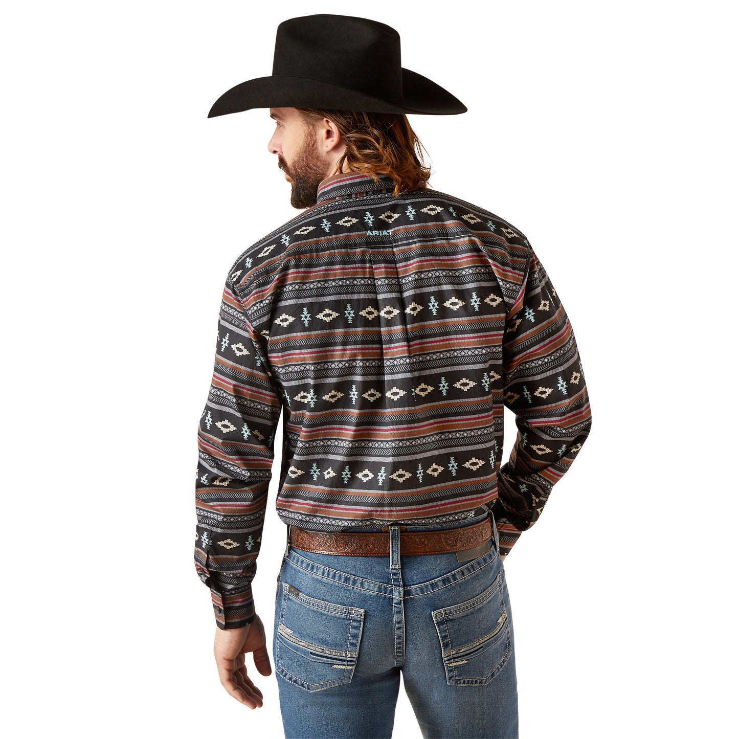 Ariat Men's Noland Classic Fit Shirt Black – Los Vaqueros Western Wear