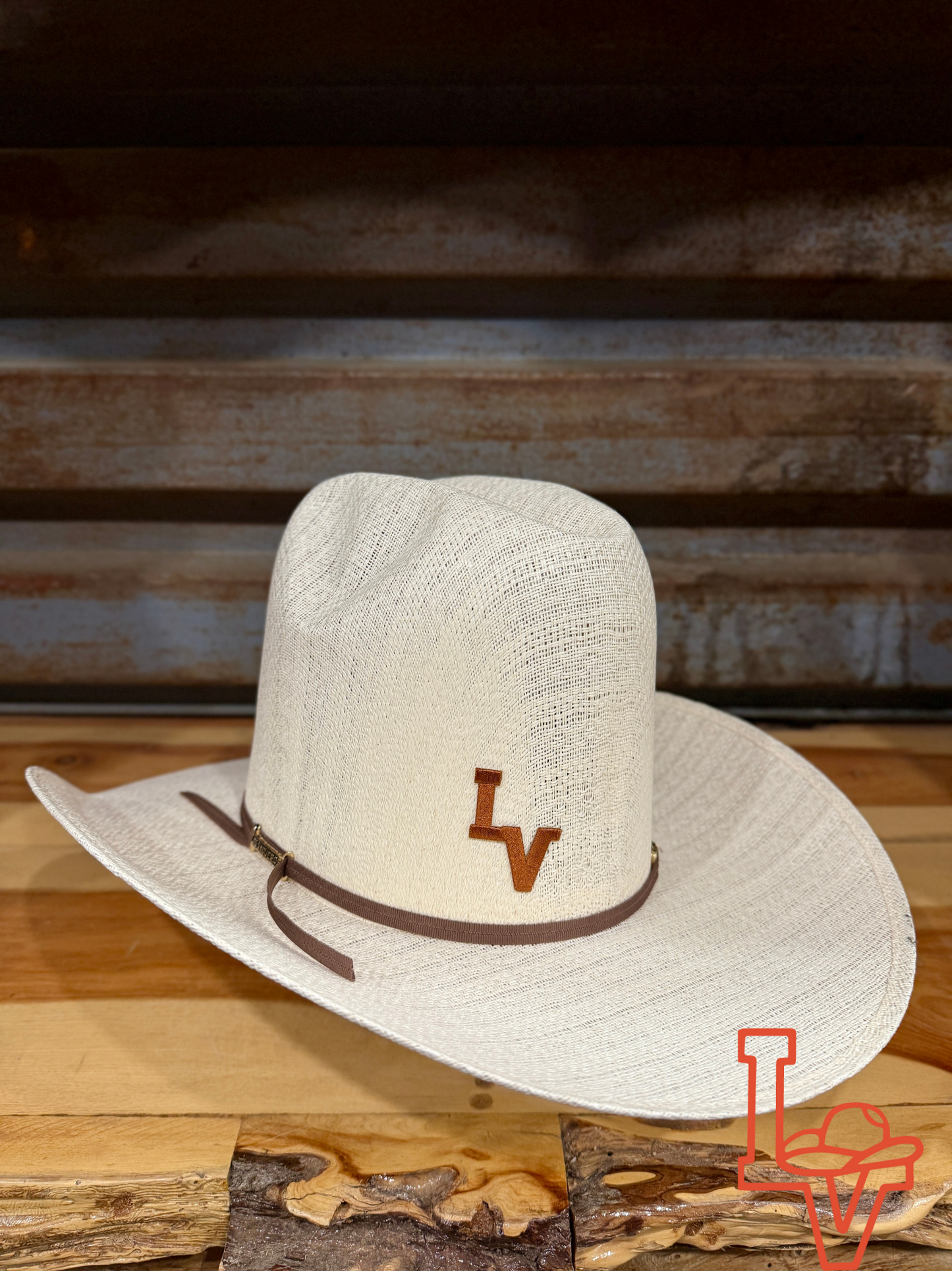 Los Vaqueros Straw Hat Tall Maya Tan