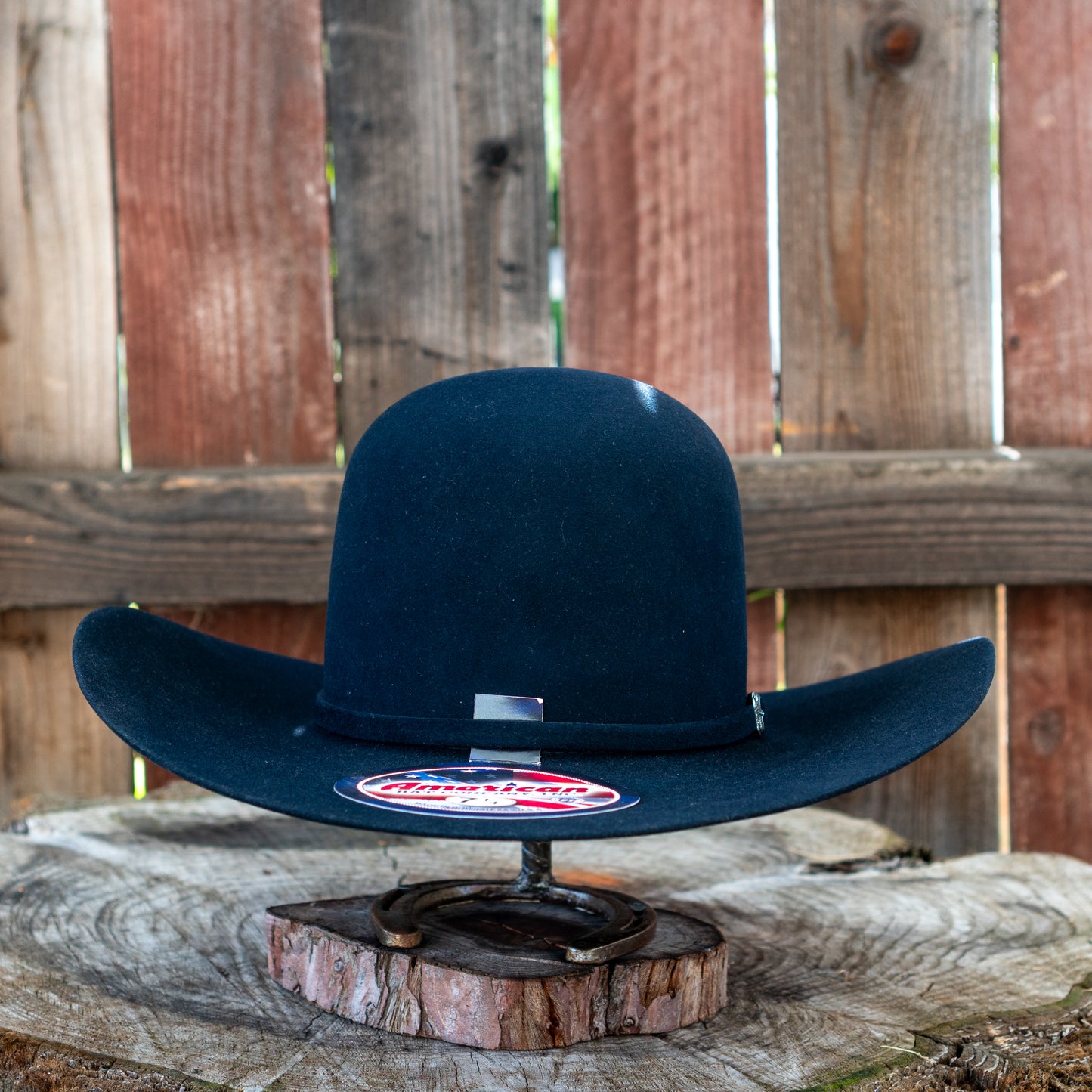 American Hat Company 10X Felt Hat Regular Crown Midnight Blue