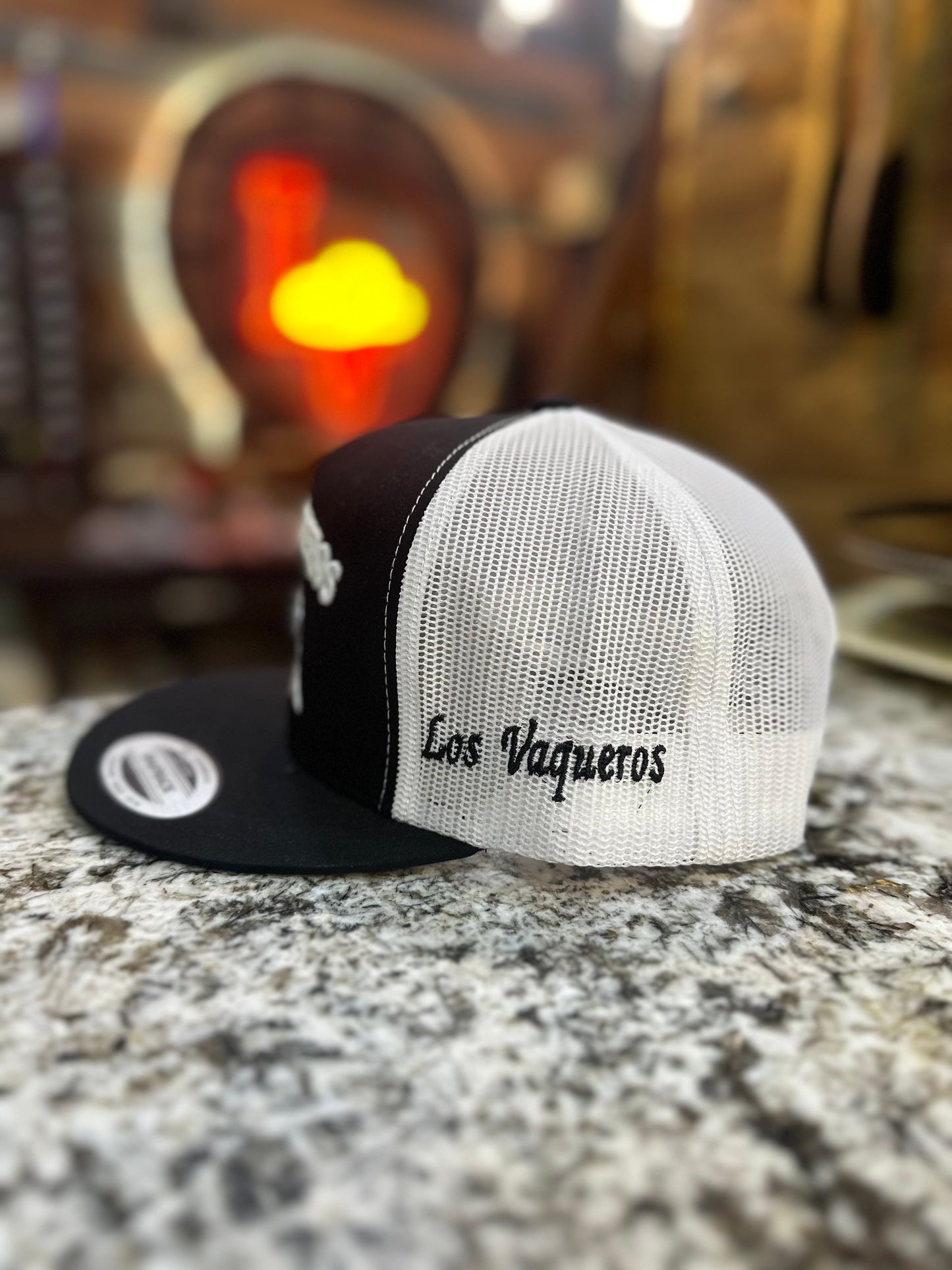 Los Vaqueros Espanol Snapback Black/White