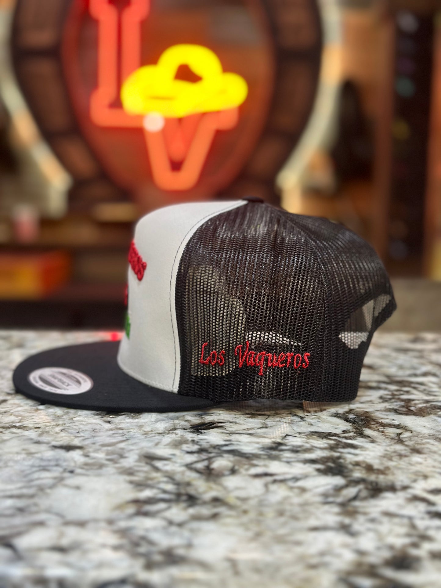 Los Vaqueros Carril Snapback Black Red