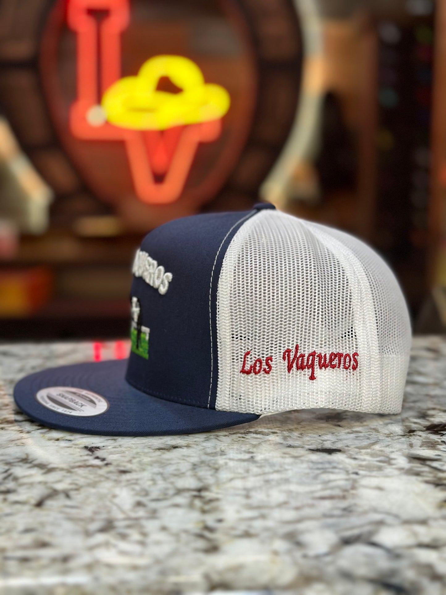 Los Vaqueros Carril Snapback Blue