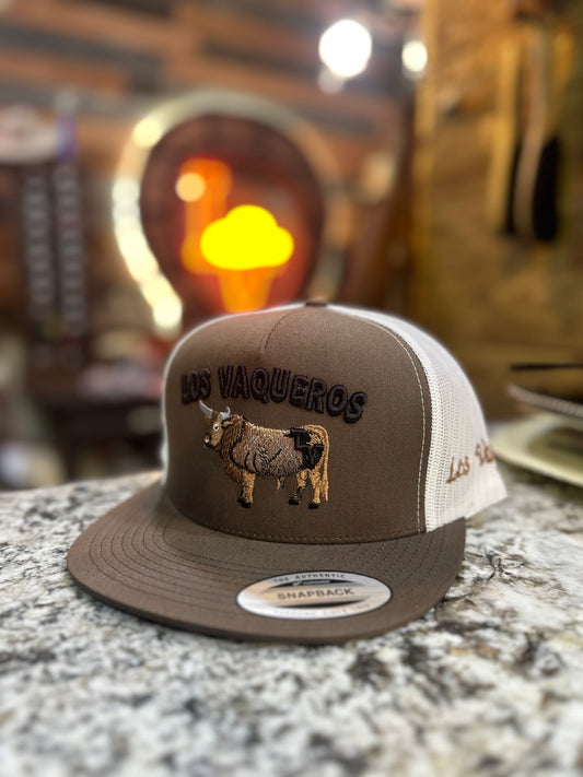 Los Vaqueros Bushwacker Snapback Brown/White