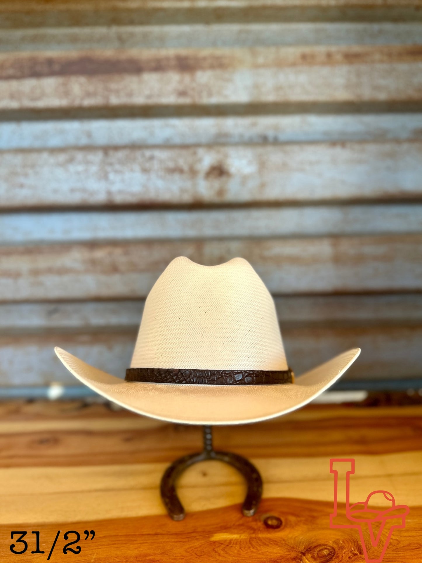 Stetson Evilla De Oro 1000x Straw Cowboy Hat Natural