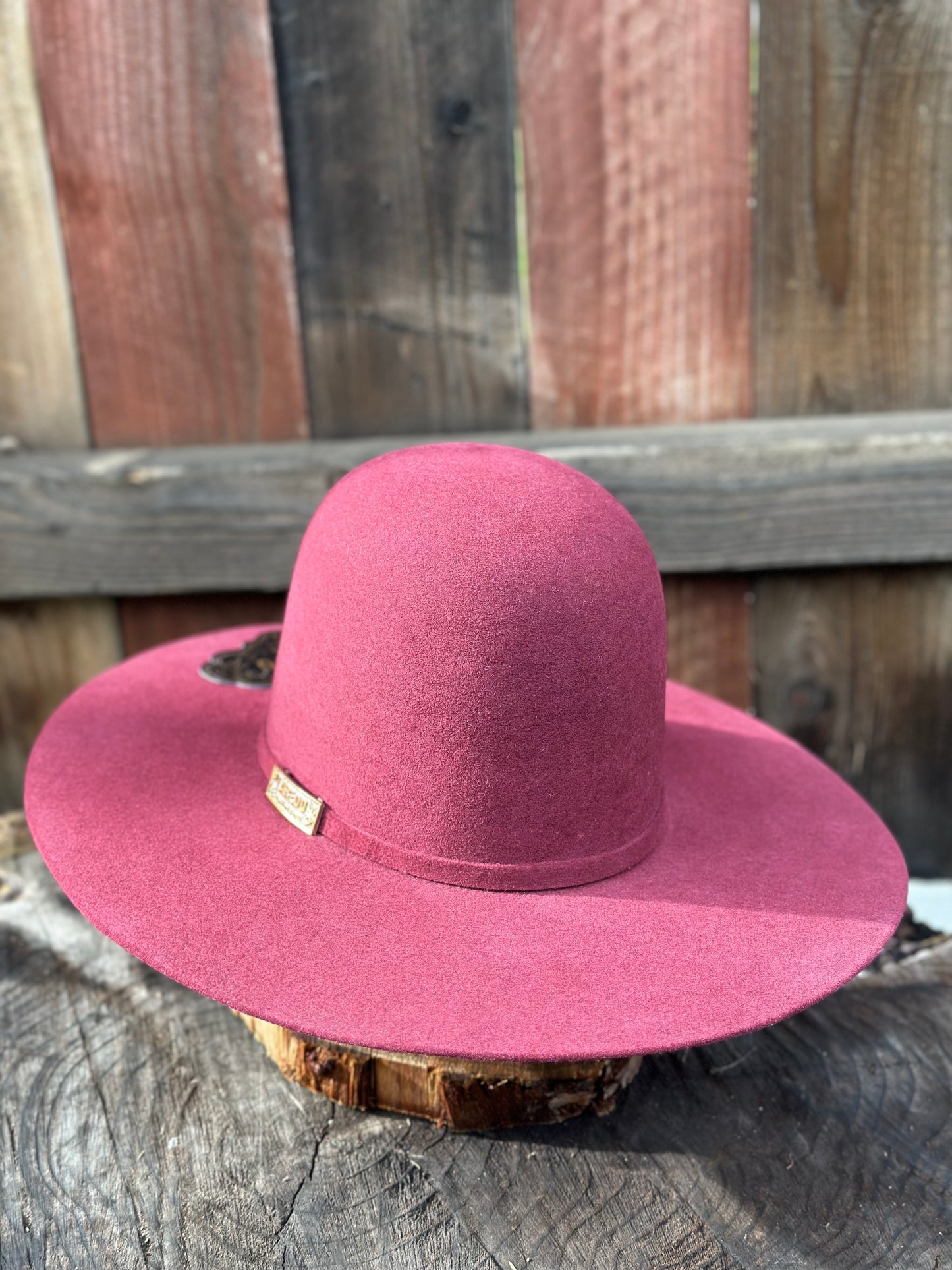 Laredo Wool Felt Hat Open Regular Crown Merlot