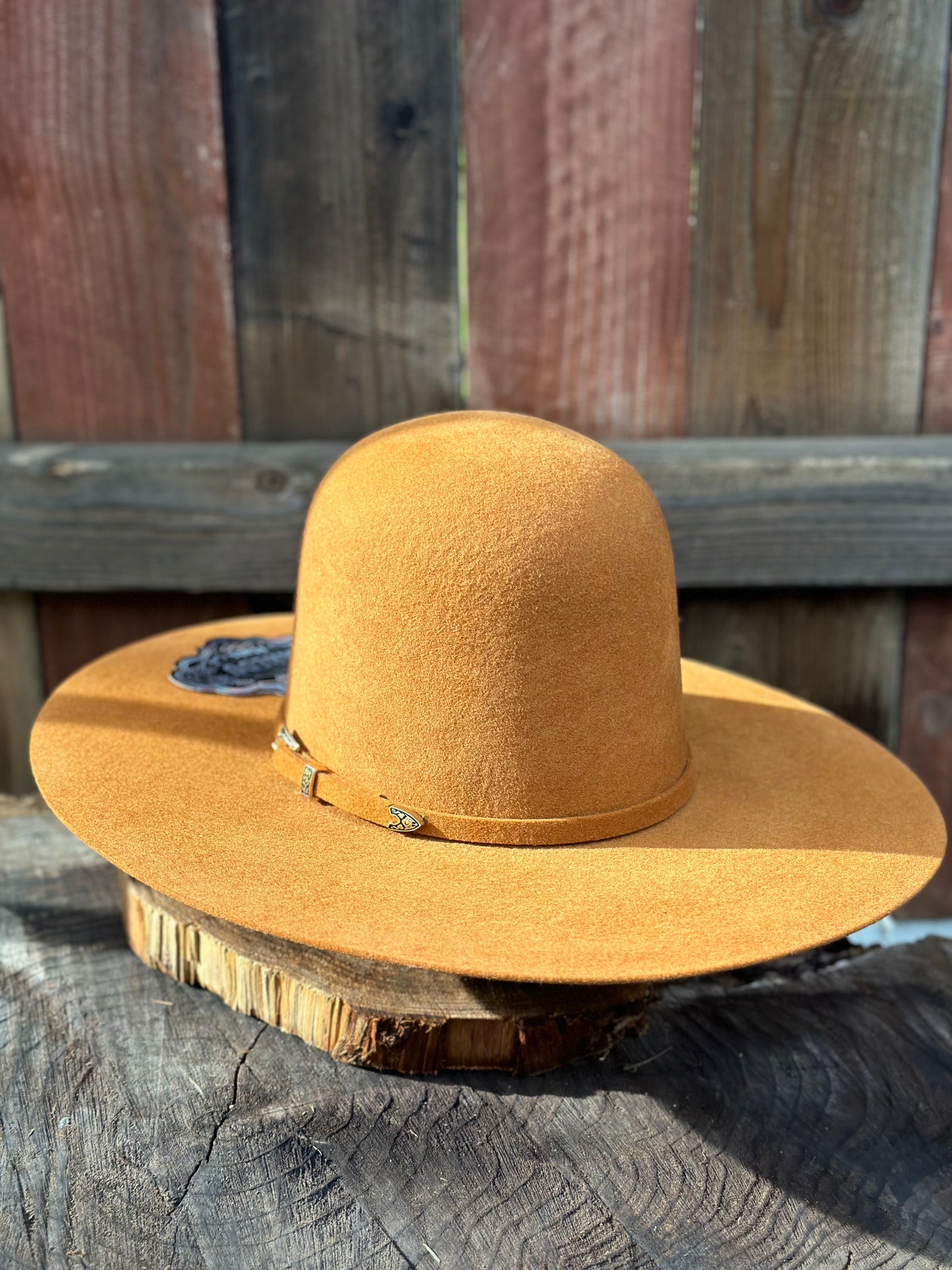 Laredo Wool Felt Hat Open Regular Crown Rust