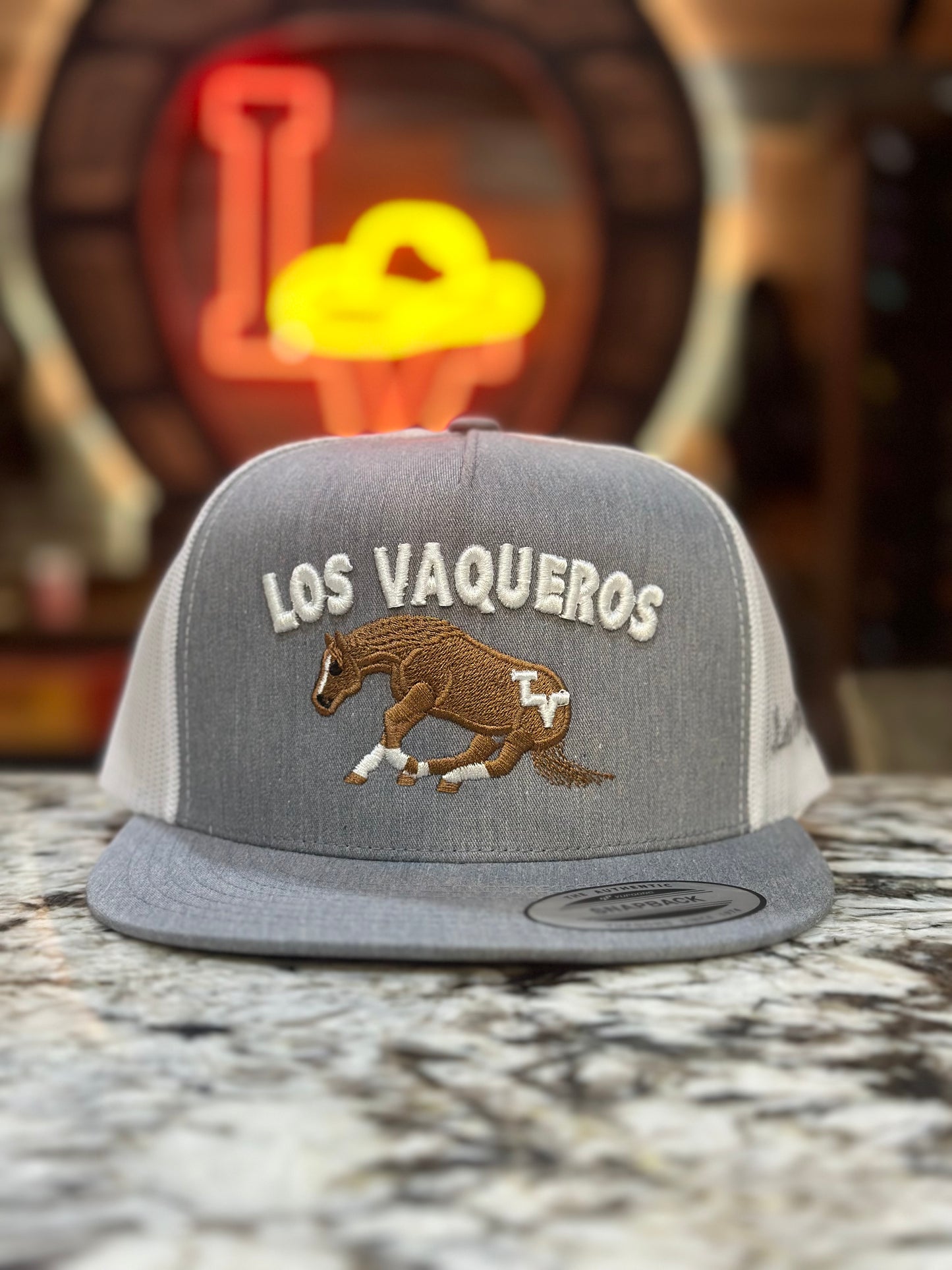 Los Vaqueros Slider Snapback Grey