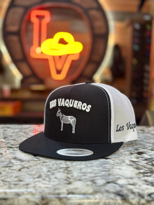 Los Vaqueros Donkey Snapback Black