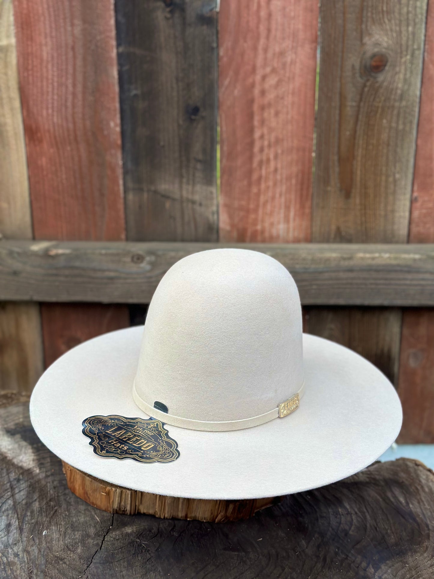 Laredo Wool Felt Hat Open Regular Crown Sliverbelly
