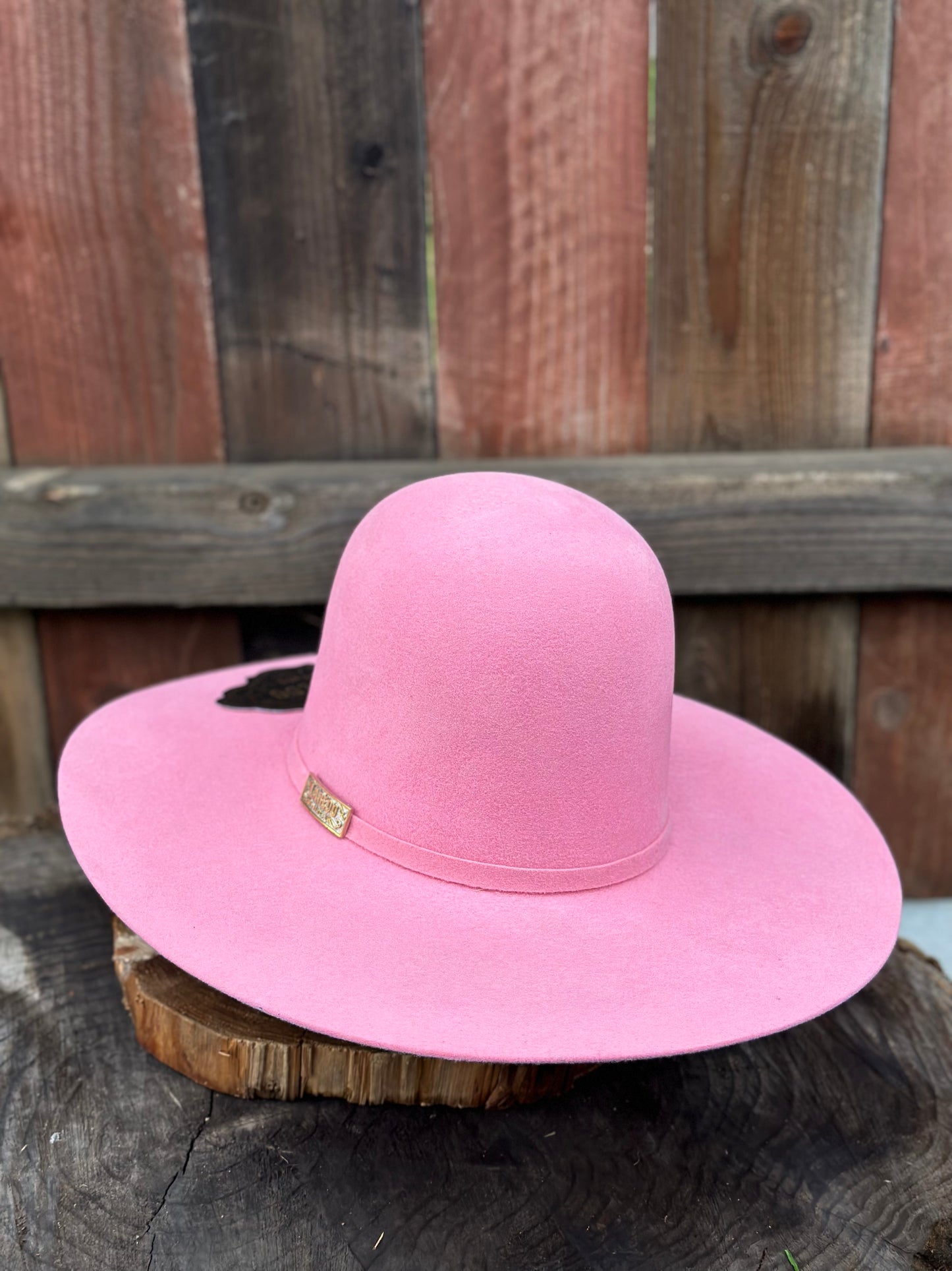 Laredo Wool Felt Hat Open Regular Crown Pink