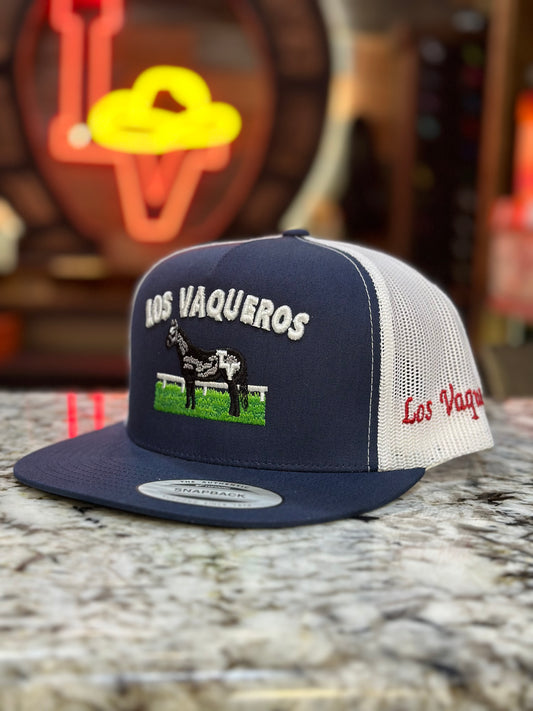 Los Vaqueros Carril Snapback Blue