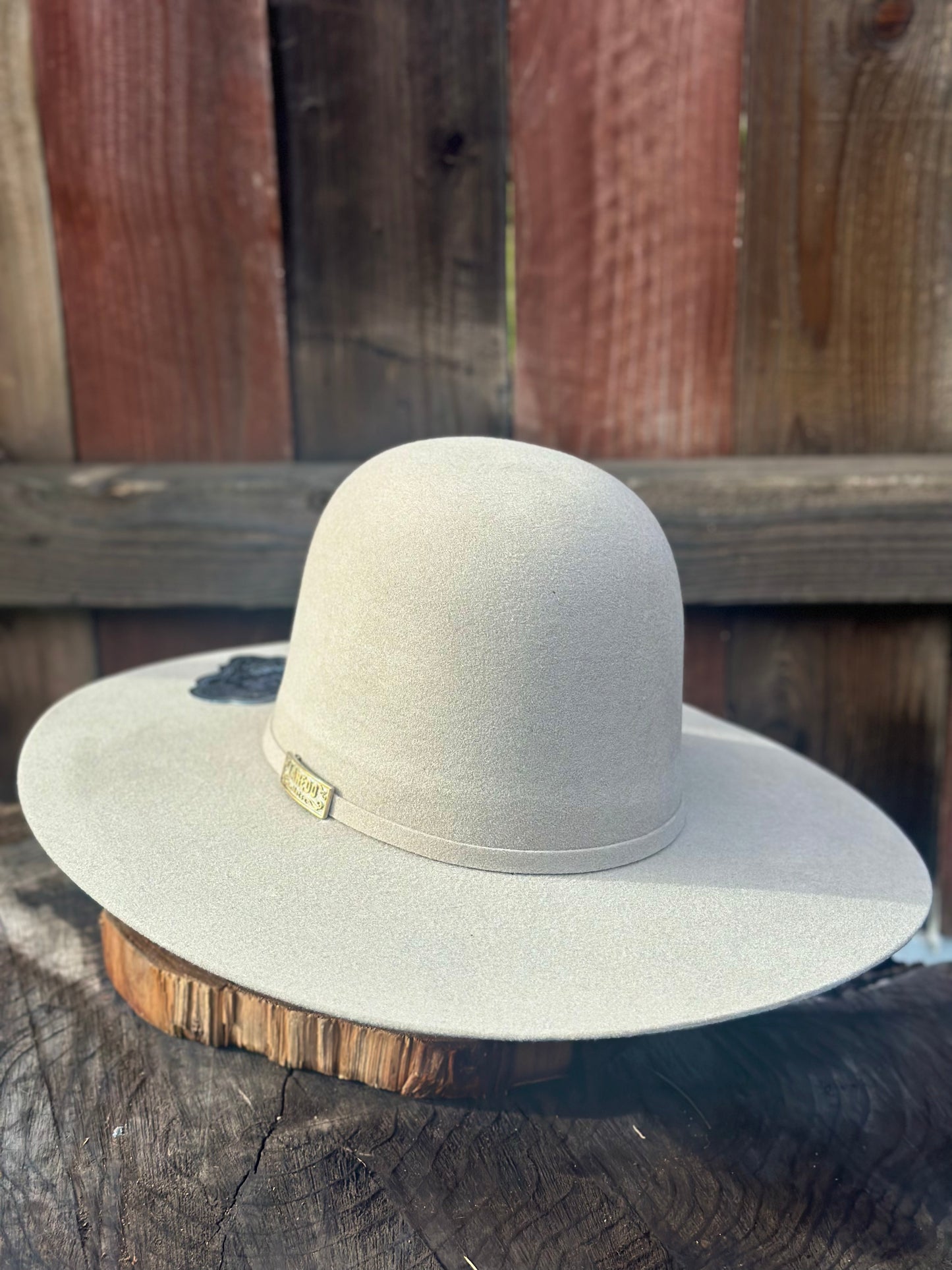 Laredo Wool Felt Hat Open Regular Crown Stone