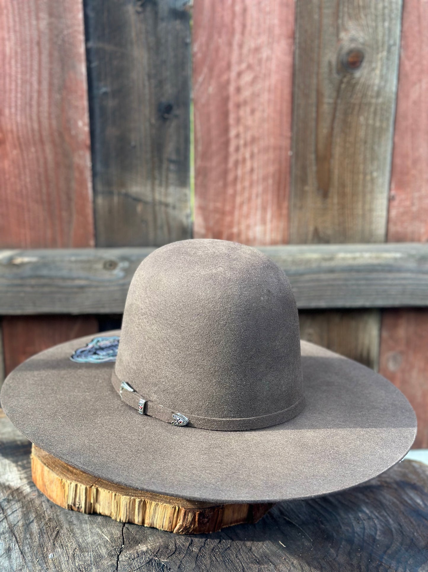 Laredo Wool Felt Hat Open Regular Crown Chocolate