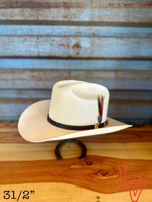 Stetson Evilla De Oro 1000x Straw Cowboy Hat Natural