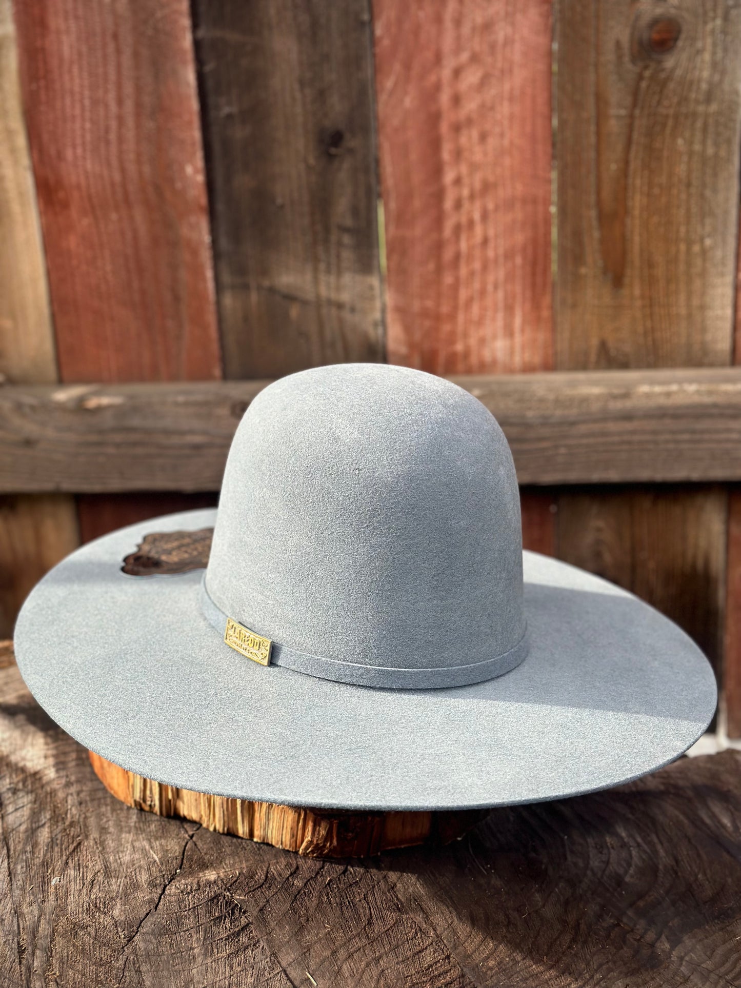 Laredo Wool Felt Hat Open Regular Crown Ocean Grey